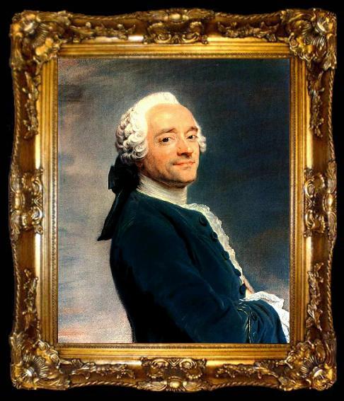 framed  LA TOUR, Maurice Quentin de Self-Portrait s, ta009-2